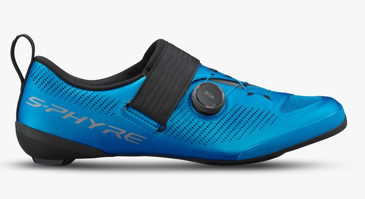 Shimano TR9 Triathlon Carbon Road Bike Shoes SH-TR903 - Blue